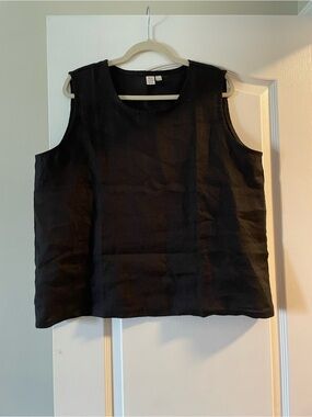 Old Linen Mill Sleeveless Linen Top
